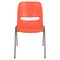 Emma and Oliver Ergonomic Shell Student Stack Chair - Classroom Chair / Office Guest Chair
